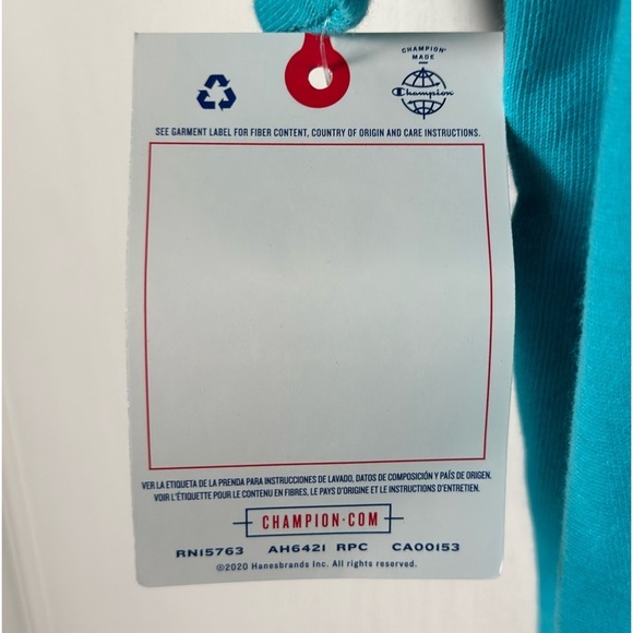 Champion Men's Powerblend Rugby Polo Short Sleeve Tee Shirt Size Medium NWT! - Picture 7 of 7